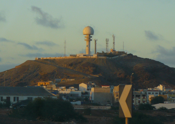 Miradouro do Morro Curral e radar na Ilha do Sal